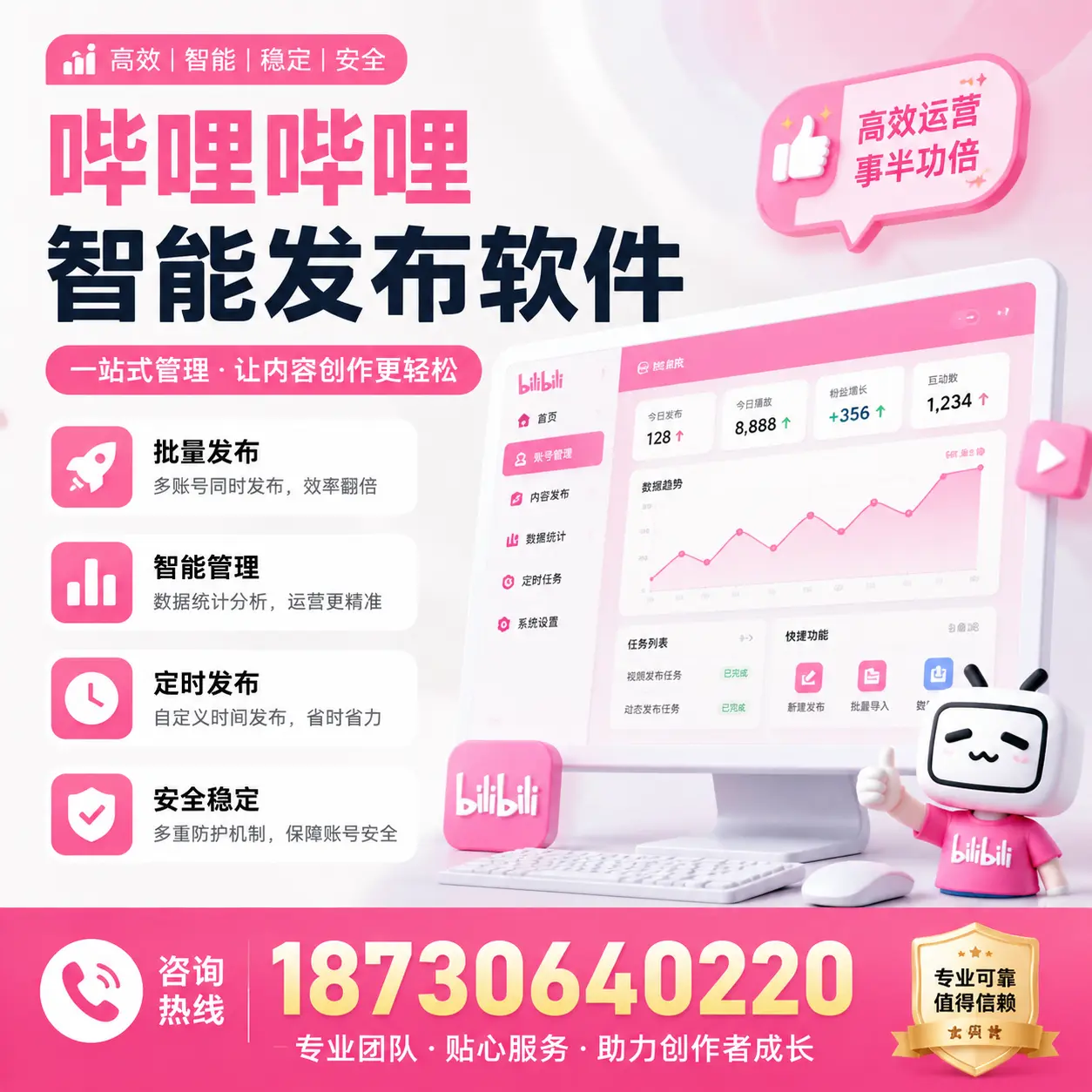 如何评估哔哩哔哩智能发布软件的ROI？资阳 企业必读